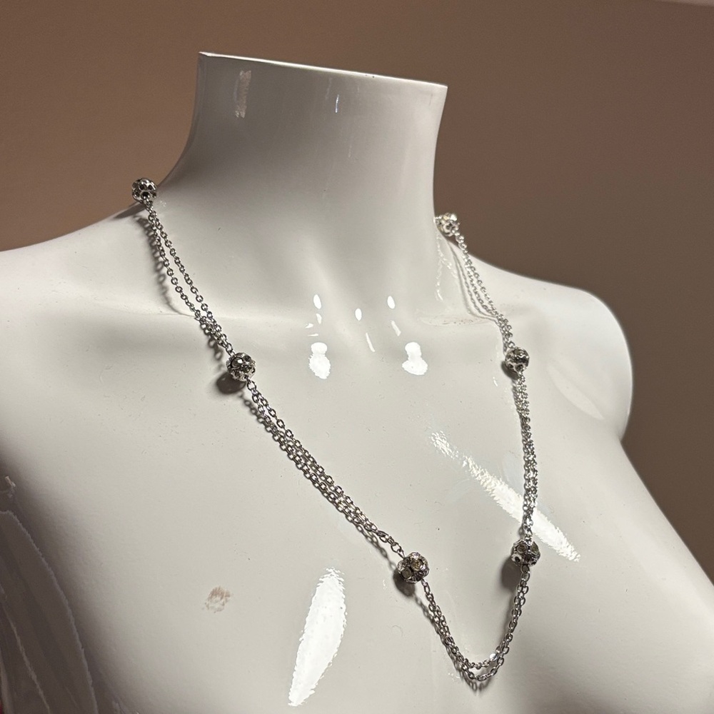 Vintage Sarah Coventry crystal Beaded Necklace and Bracelet Set